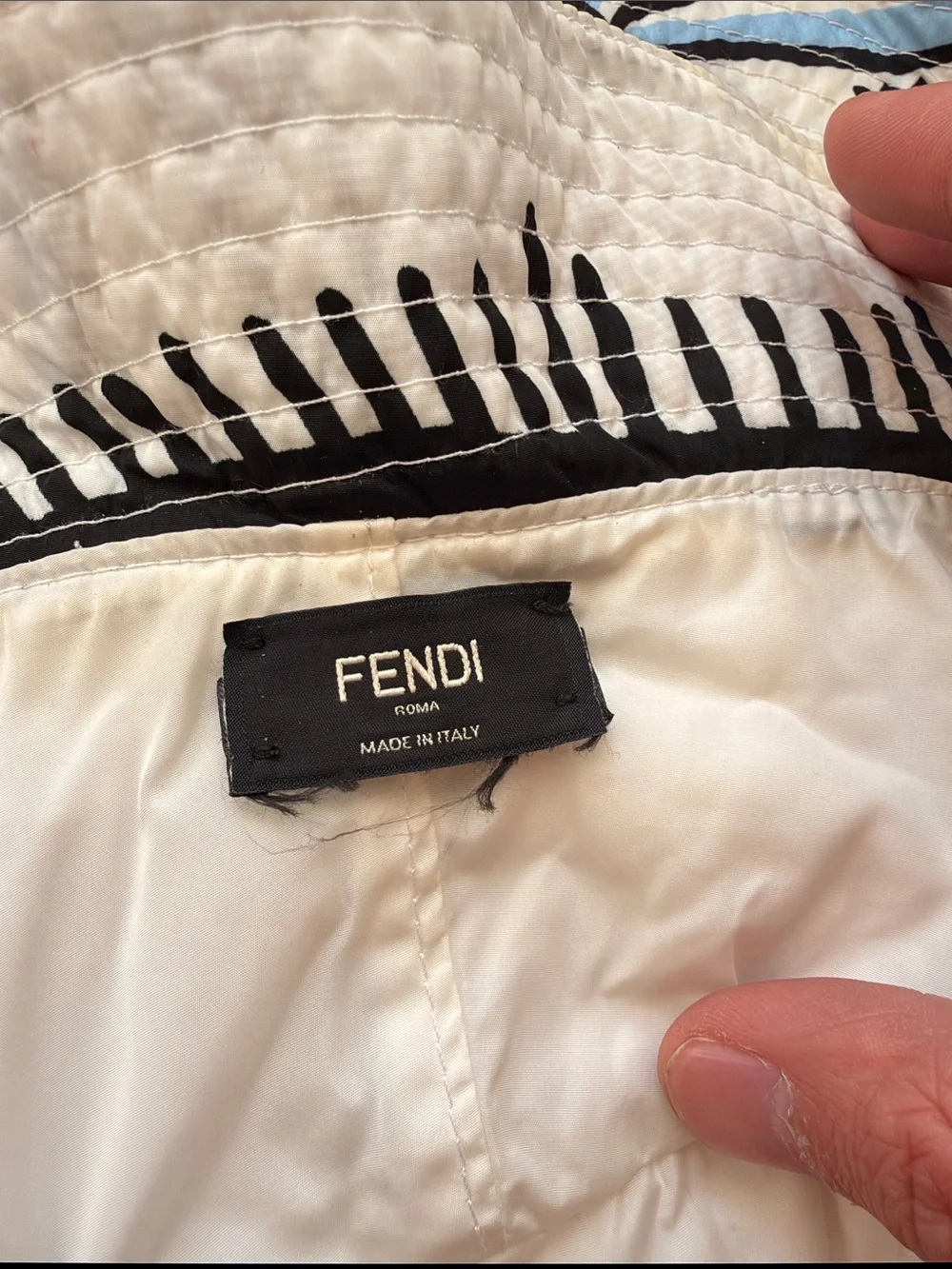 Rare Fendi x Joshua Vides Bucket Hat (California Sky Collection)